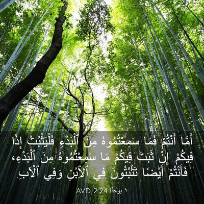 Picture 03 - ١ يوحنَّا 2:24 AVD - أَمَّا أَنْتُمْ فَمَا - Bible Verse Picture