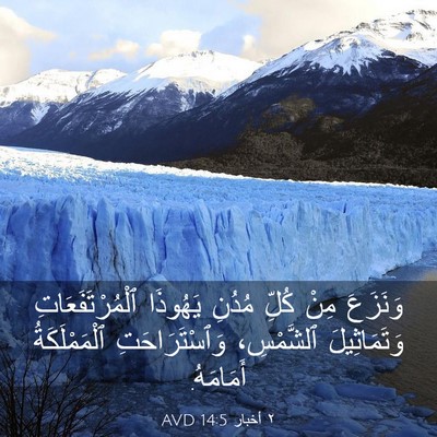 Picture 03 - ٢ أخبار 14:5 AVD - وَنَزَعَ مِنْ كُلِّ مُدُنِ - Bible Verse Picture