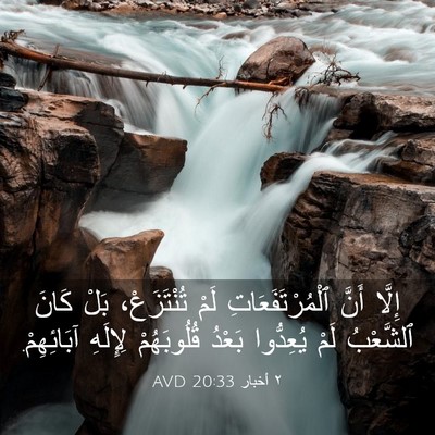 Picture 03 - ٢ أخبار 20:33 AVD - إِلَّا أَنَّ - Bible Verse Picture