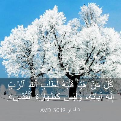 Picture 03 - ٢ أخبار 30:19 AVD - كُلِّ مَنْ هَيَّأَ - Bible Verse Picture