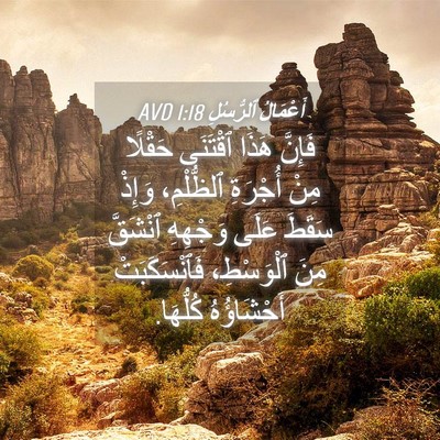 Picture 04 - أَعْمَالُ ٱلرُّسُلِ 1:18 AVD - فَإِنَّ هَذَا ٱقْتَنَى - Bible Verse Picture