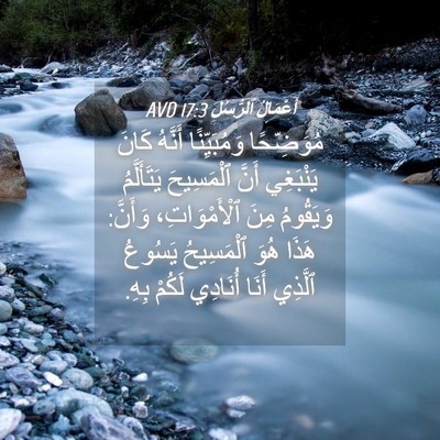 Picture 04 - أَعْمَالُ ٱلرُّسُلِ 17:3 AVD - مُوَضِّحًا وَمُبَيِّنًا - Bible Verse Picture