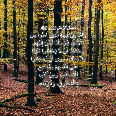 Picture 04 - أَعْمَالُ ٱلرُّسُلِ 21:25 AVD - وَأَمَّا مِنْ جِهَةِ - Bible Verse Picture