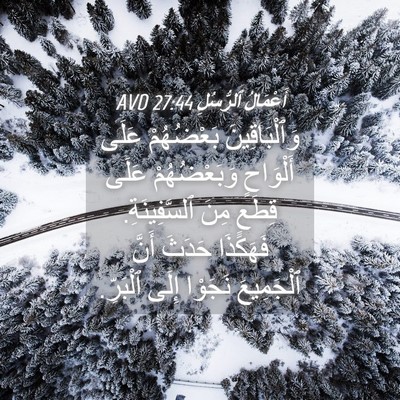 Picture 04 - أَعْمَالُ ٱلرُّسُلِ 27:44 AVD - وَٱلْبَاقِينَ بَعْضُهُمْ - Bible Verse Picture
