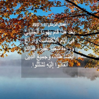 Picture 04 - أَعْمَالُ ٱلرُّسُلِ 5:37 AVD - بَعْدَ هَذَا قَامَ - Bible Verse Picture