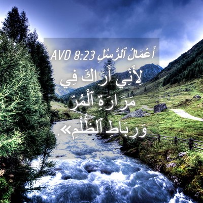 Picture 04 - أَعْمَالُ ٱلرُّسُلِ 8:23 AVD - لِأَنِّي أَرَاكَ فِي - Bible Verse Picture