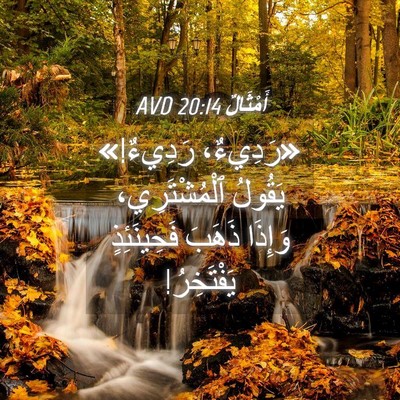 Picture 04 - أَمْثَالٌ 20:14 AVD - «رَدِيءٌ، رَدِيءٌ!» - Bible Verse Picture