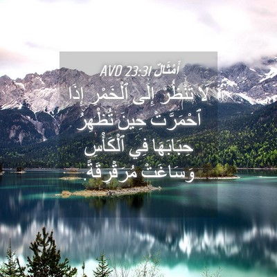Picture 04 - أَمْثَالٌ 23:31 AVD - لَا تَنْظُرْ إِلَى - Bible Verse Picture
