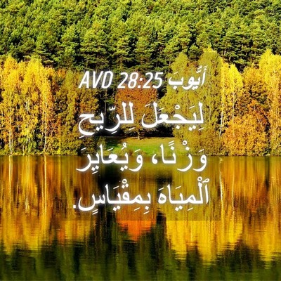 Picture 04 - أَيُّوبَ 28:25 AVD - لِيَجْعَلَ لِلرِّيحِ - Bible Verse Picture