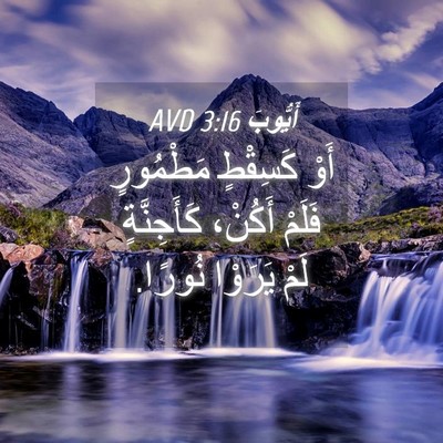 Picture 04 - أَيُّوبَ 3:16 AVD - أَوْ كَسِقْطٍ مَطْمُورٍ - Bible Verse Picture