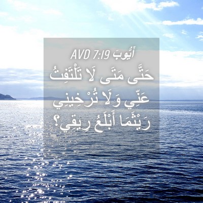Picture 04 - أَيُّوبَ 7:19 AVD - حَتَّى مَتَى لَا - Bible Verse Picture