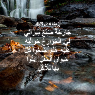 Picture 04 - إِرْمِيَا 12:9 AVD - جَارِحَةٌ ضَبُعٌ - Bible Verse Picture