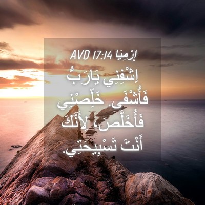Picture 04 - إِرْمِيَا 17:14 AVD - اِشْفِنِي يَارَبُّ - Bible Verse Picture