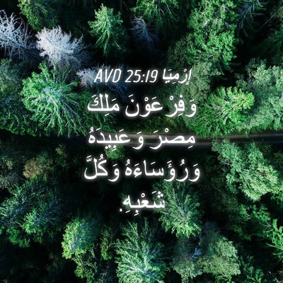 Picture 04 - إِرْمِيَا 25:19 AVD - وَفِرْعَوْنَ مَلِكَ - Bible Verse Picture