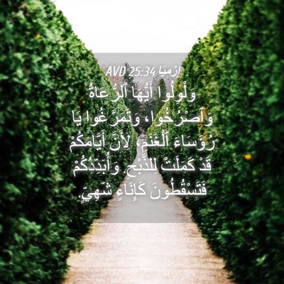Picture 04 - إِرْمِيَا 25:34 AVD - وَلْوِلُوا أَيُّهَا - Bible Verse Picture