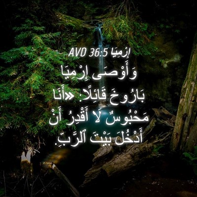 Picture 04 - إِرْمِيَا 36:5 AVD - وَأَوْصَى إِرْمِيَا - Bible Verse Picture