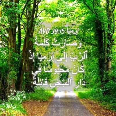 Picture 04 - إِرْمِيَا 39:15 AVD - وَصَارَتْ كَلِمَةُ - Bible Verse Picture
