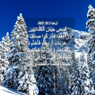 Picture 04 - إِرْمِيَا 39:5 AVD - فَسَعَى جَيْشُ - Bible Verse Picture