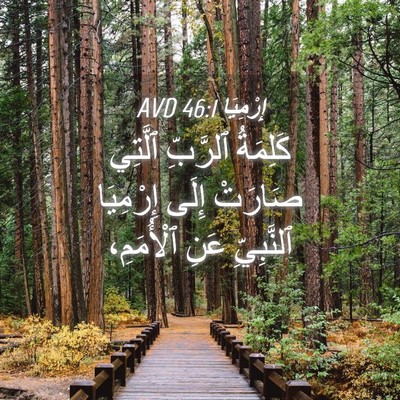 Picture 04 - إِرْمِيَا 46:1 AVD - كَلِمَةُ ٱلرَّبِّ ٱلَّتِي - Bible Verse Picture