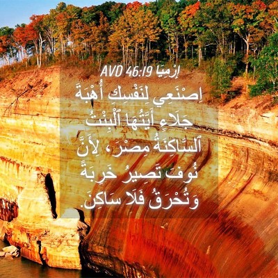 Picture 04 - إِرْمِيَا 46:19 AVD - اِصْنَعِي لِنَفْسِكِ - Bible Verse Picture
