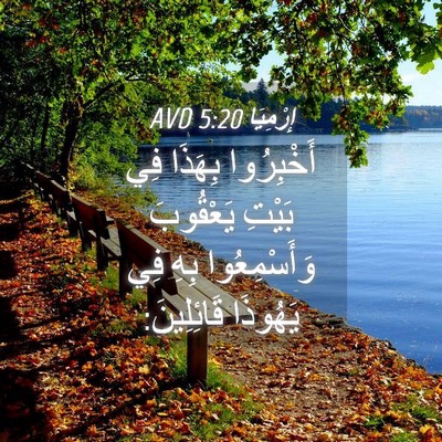 Picture 04 - إِرْمِيَا 5:20 AVD - أَخْبِرُوا بِهَذَا فِي - Bible Verse Picture