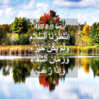 Picture 04 - إِرْمِيَا 8:15 AVD - اِنْتَظَرْنَا ٱلسَّلَامَ - Bible Verse Picture