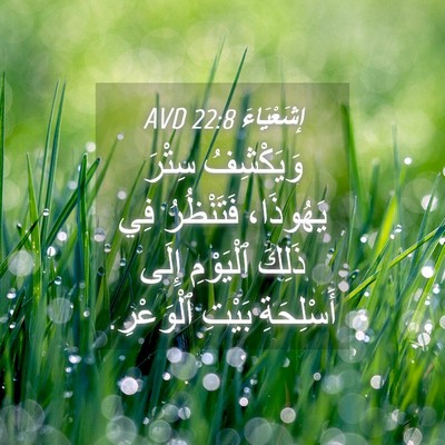 Picture 04 - إِشَعْيَاءَ 22:8 AVD - وَيَكْشِفُ سِتْرَ - Bible Verse Picture