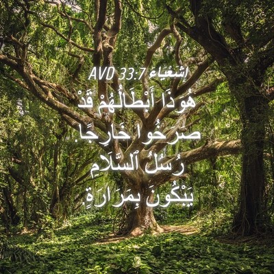 Picture 04 - إِشَعْيَاءَ 33:7 AVD - هُوَذَا أَبْطَالُهُمْ - Bible Verse Picture