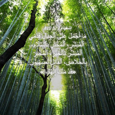 Picture 04 - إِشَعْيَاءَ 52:7 AVD - مَا أَجْمَلَ عَلَى - Bible Verse Picture