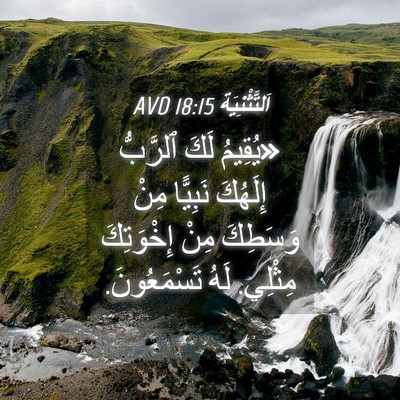 Picture 04 - اَلتَّثْنِيَة 18:15 AVD - «يُقِيمُ لَكَ ٱلرَّبُّ - Bible Verse Picture