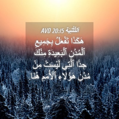 Picture 04 - اَلتَّثْنِيَة 20:15 AVD - هَكَذَا تَفْعَلُ - Bible Verse Picture
