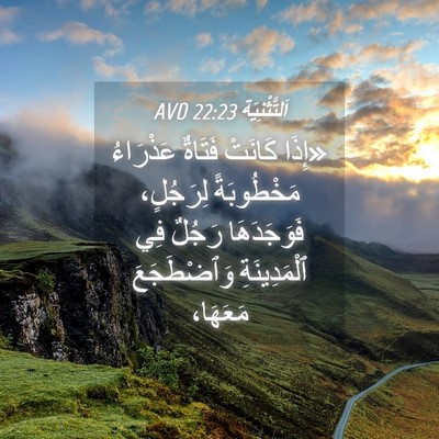Picture 04 - اَلتَّثْنِيَة 22:23 AVD - «إِذَا كَانَتْ فَتَاةٌ - Bible Verse Picture