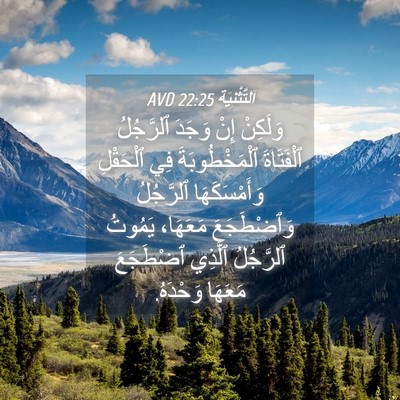 Picture 04 - اَلتَّثْنِيَة 22:25 AVD - وَلَكِنْ إِنْ وَجَدَ - Bible Verse Picture