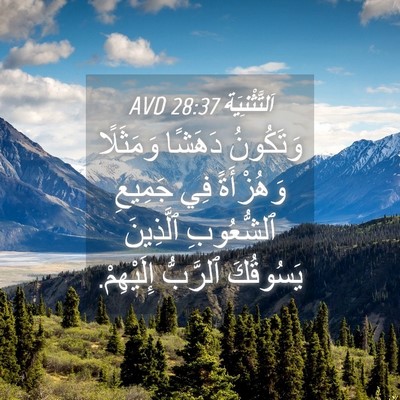Picture 04 - اَلتَّثْنِيَة 28:37 AVD - وَتَكُونُ دَهَشًا - Bible Verse Picture