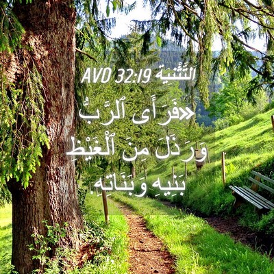 Picture 04 - اَلتَّثْنِيَة 32:19 AVD - «فَرَأَى ٱلرَّبُّ - Bible Verse Picture