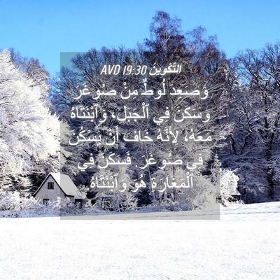Picture 04 - اَلتَّكْوِينُ 19:30 AVD - وَصَعِدَ لُوطٌ مِنْ - Bible Verse Picture