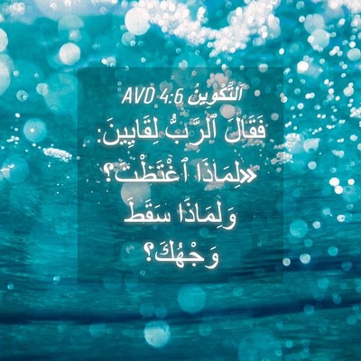 Picture 04 - اَلتَّكْوِينُ 4:6 AVD - فَقَالَ ٱلرَّبُّ - Bible Verse Picture