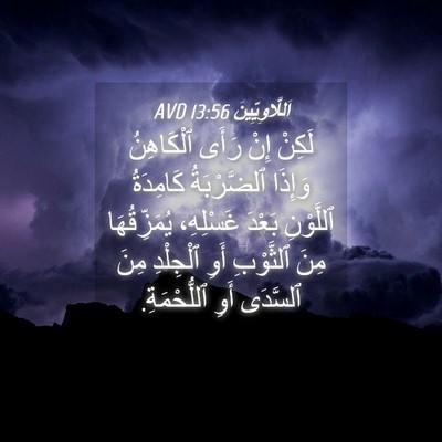 Picture 04 - اَللَّاوِيِّينَ 13:56 AVD - لَكِنْ إِنْ رَأَى - Bible Verse Picture