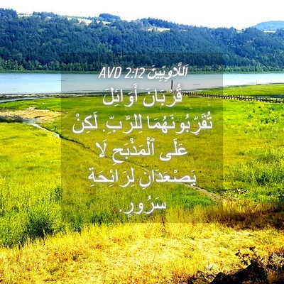 Picture 04 - اَللَّاوِيِّينَ 2:12 AVD - قُرْبَانَ أَوَائِلَ - Bible Verse Picture