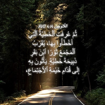 Picture 04 - اَللَّاوِيِّينَ 4:14 AVD - ثُمَّ عُرِفَتِ - Bible Verse Picture