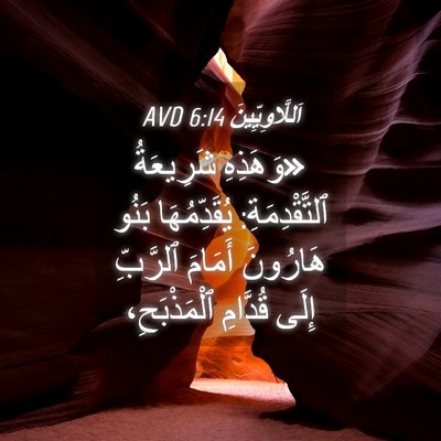 Picture 04 - اَللَّاوِيِّينَ 6:14 AVD - «وَهَذِهِ شَرِيعَةُ - Bible Verse Picture