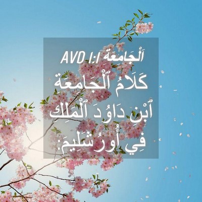 Picture 04 - اَلْجَامِعَةِ 1:1 AVD - كَلَامُ ٱلْجَامِعَةِ - Bible Verse Picture