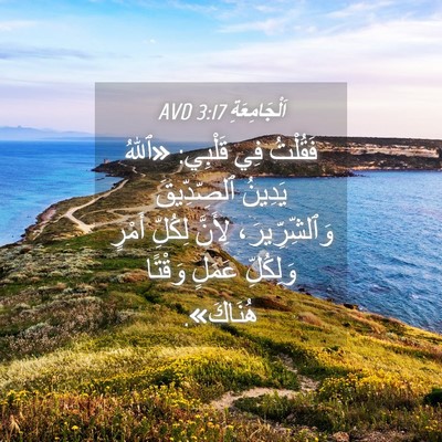 Picture 04 - اَلْجَامِعَةِ 3:17 AVD - فَقُلْتُ فِي قَلْبِي: - Bible Verse Picture