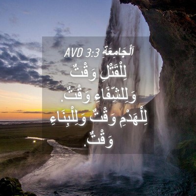 Picture 04 - اَلْجَامِعَةِ 3:3 AVD - لِلْقَتْلِ وَقْتٌ - Bible Verse Picture
