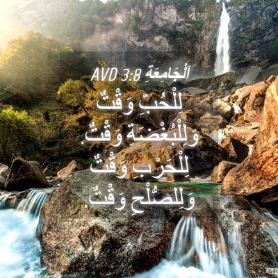 Picture 04 - اَلْجَامِعَةِ 3:8 AVD - لِلْحُبِّ وَقْتٌ - Bible Verse Picture