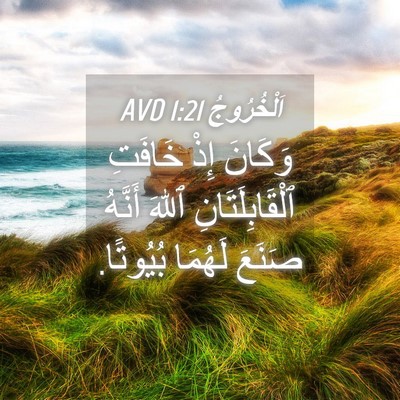 Picture 04 - اَلْخُرُوجُ 1:21 AVD - وَكَانَ إِذْ خَافَتِ - Bible Verse Picture