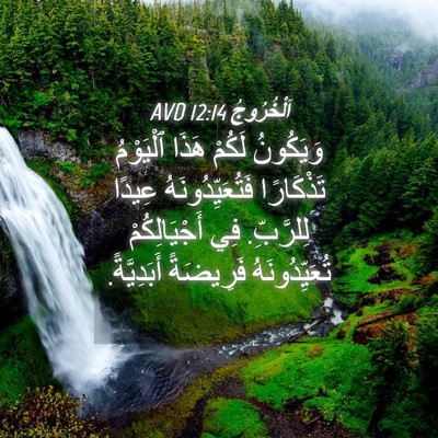 Picture 04 - اَلْخُرُوجُ 12:14 AVD - وَيَكُونُ لَكُمْ هَذَا - Bible Verse Picture