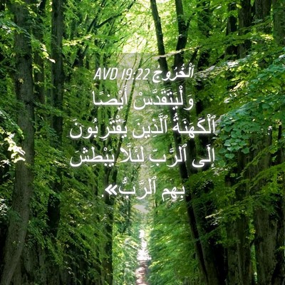 Picture 04 - اَلْخُرُوجُ 19:22 AVD - وَلْيَتَقَدَّسْ أَيْضًا - Bible Verse Picture