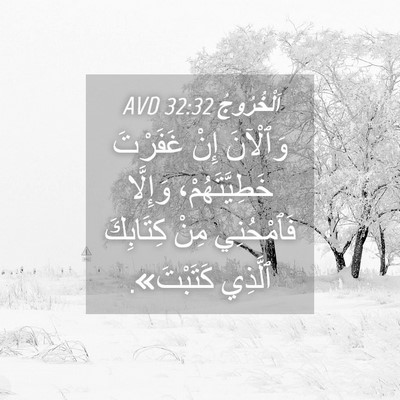 Picture 04 - اَلْخُرُوجُ 32:32 AVD - وَٱلْآنَ إِنْ غَفَرْتَ - Bible Verse Picture