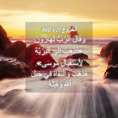 Picture 04 - اَلْخُرُوجُ 4:27 AVD - وَقَالَ ٱلرَّبُّ - Bible Verse Picture